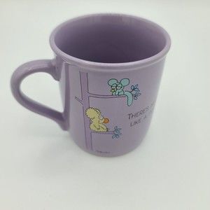 Hallmark Coffee Mug Purple "Theres Nothing Like a Friend-Friends See Eye to Eye"